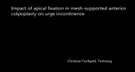 Impact of apical fixation in mesh supported anterior colpoplasty on urge incontinence